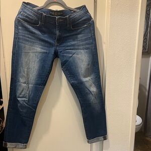 Lucky Brand Women's Dark Blue Straight Leg Jeans crop size 2/26